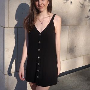 Reformation Black swing dress size S